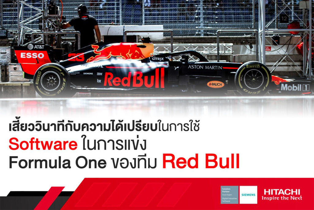 เสี้ยววินาทีกับความได้เปรียบในการใช้ Software ในการแข่ง Formula One ของทีม Red Bull